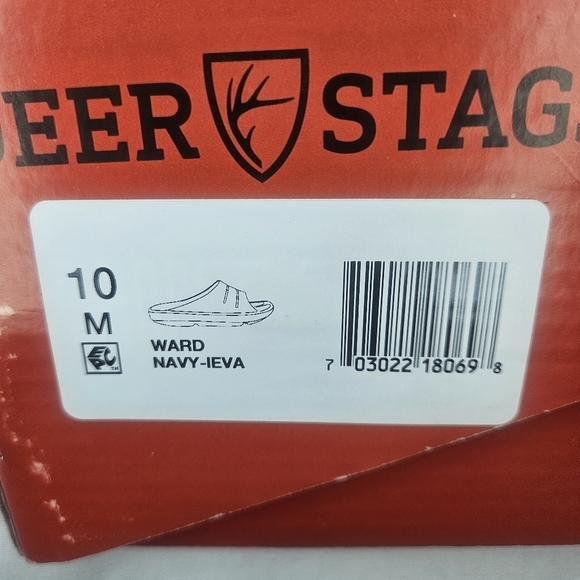 Deer Stags Ward Comfort Cushioned Slide Sz 10 NWT Retail $70 Sold Out Online - Picture 10 of 10